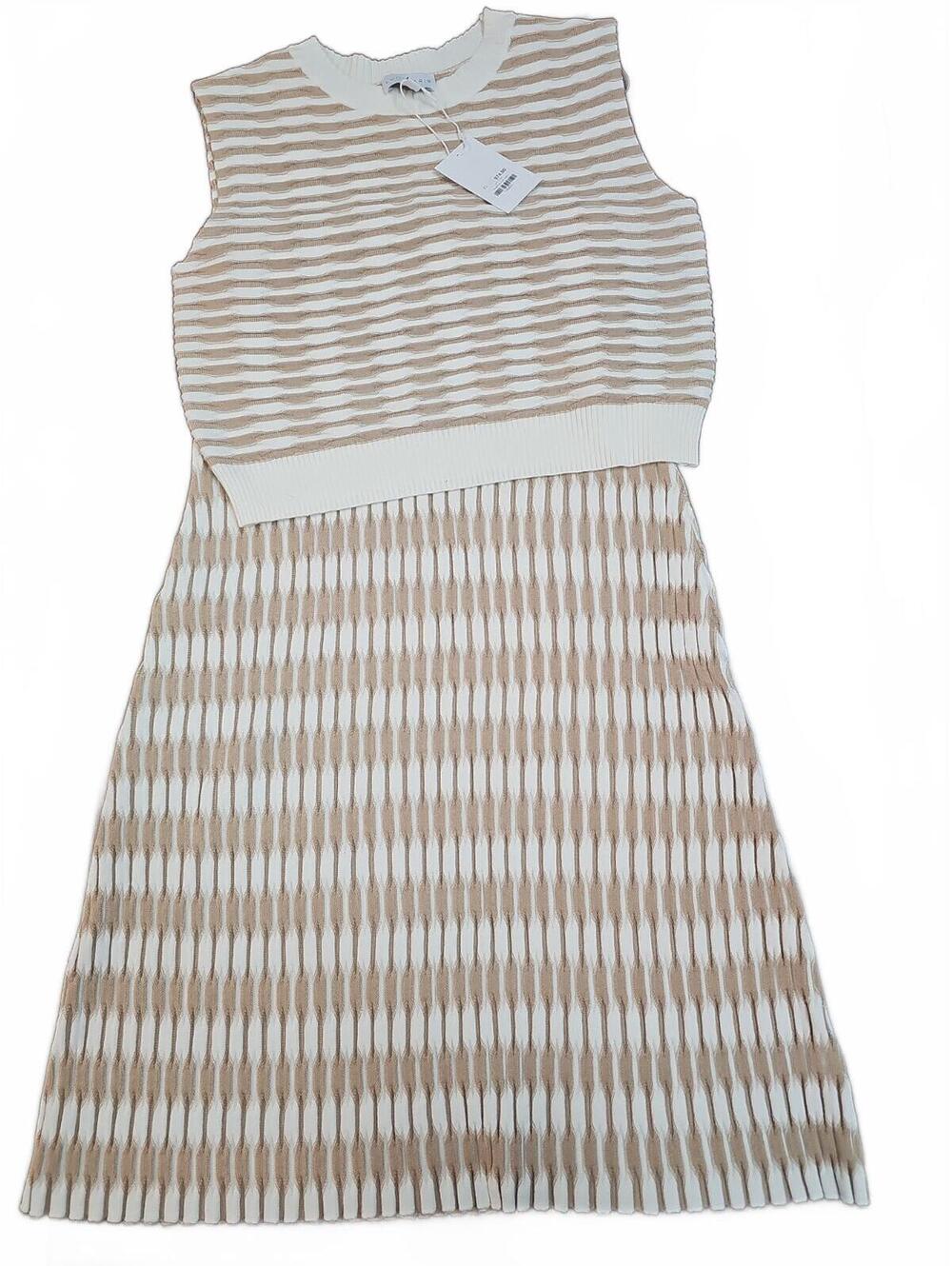 LUCY PARIS Hampton/Newport Knit Crop Sweater And Midi Skirt Set Size XS NWT $160